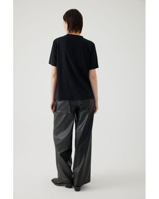 Exquise Black Bexley T-Shirt Jewel Neck T Shirt