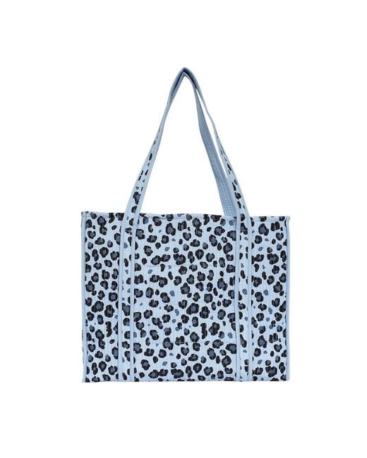 Conscious Yoga Collective Blue The Leopard Tote