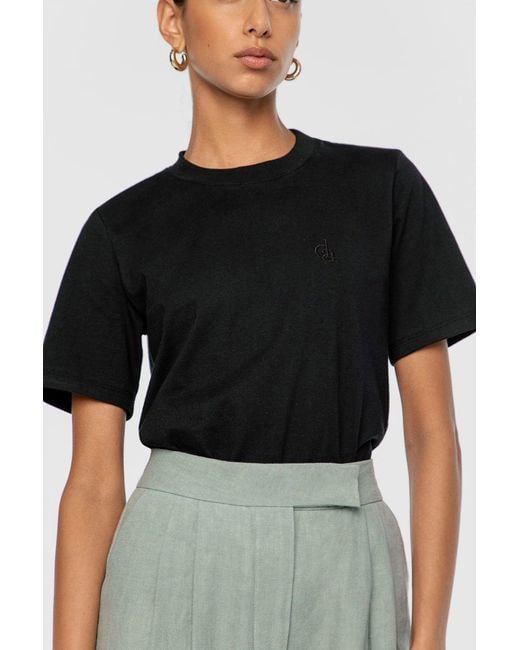 Dāl the Label Black Essential Organic Cotton T-Shirt