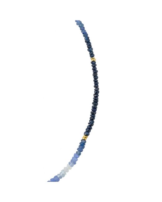 Bombyx House Blue Sapphire Ombre Station Necklace