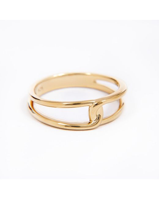 Belinda Jewelz Metallic Gina Twisted Loop Ring