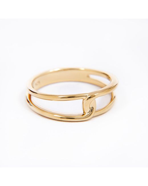 Belinda Jewelz Metallic Gina Twisted Loop Ring