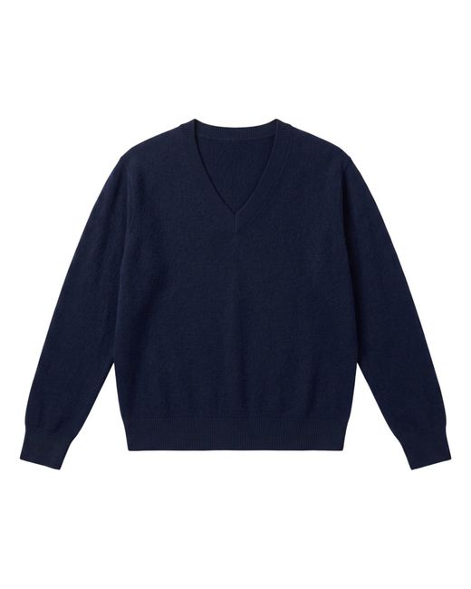 Brodie Cashmere Blue Hailey Cashmere V Neck