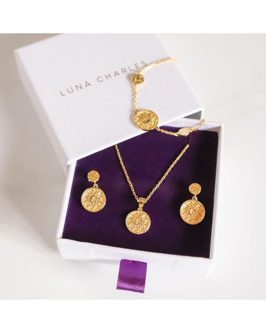 Luna Charles Metallic Sun Coin Gift Set