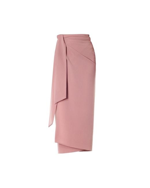 Meem Label Amari Dusty Pink Wrap Skirt