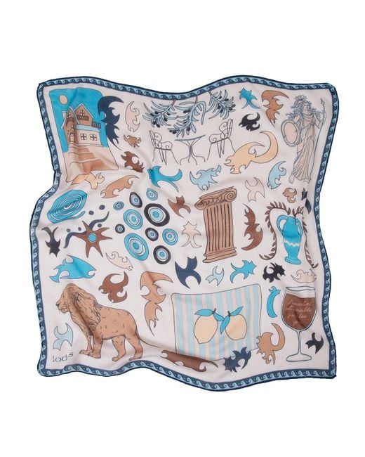 Iodes Blue Patmos Bandana/ Scarf