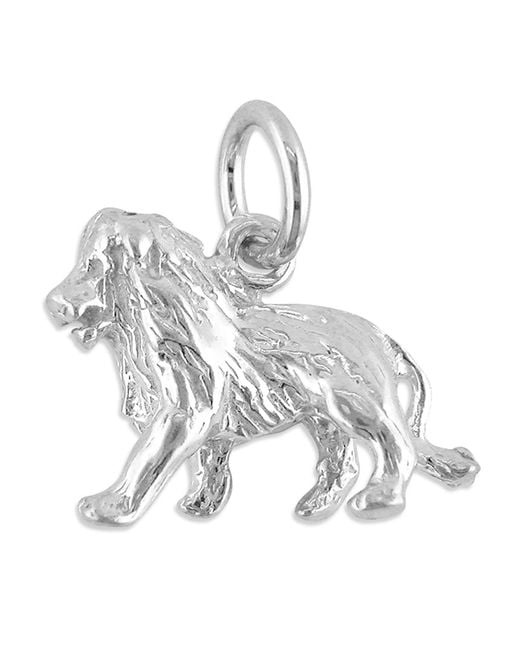 Kaizarin Metallic Leo Lion Zodiac Charm On Chain