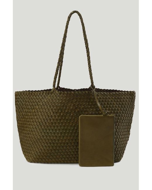 FRONT ROW SHOP Natural Soleil Woven Large Tote