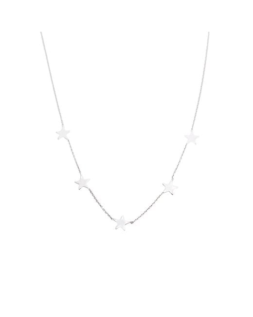 Spero London Metallic Star Sterling Necklace