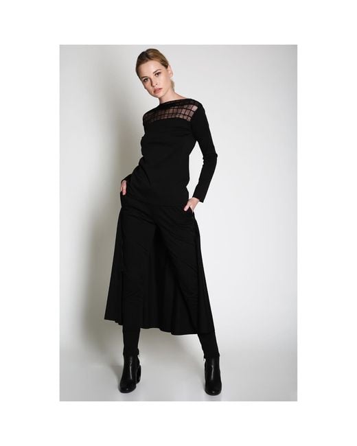 Silvia Serban Black Pants & Skirt