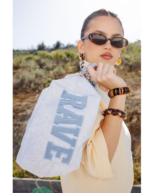 Rave on Trend Gray Rave Pouch