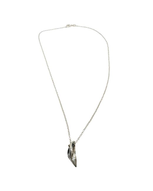 Tg-Jewellery by Tamara Gervasio Metallic Erotika Small Pendant Recycle Sterling Chain