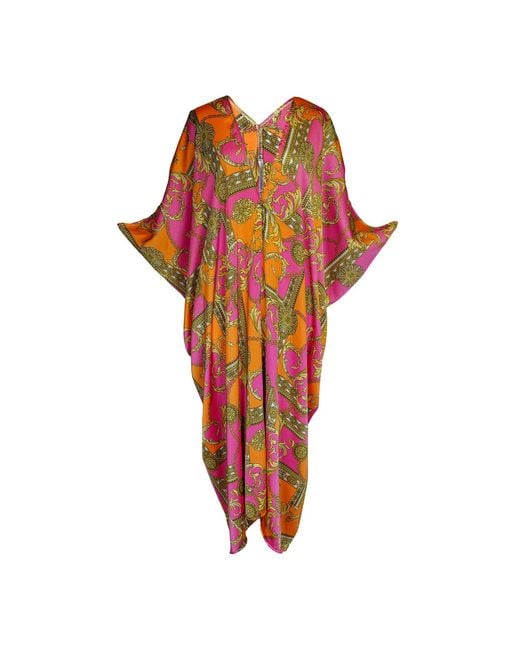Jennafer Grace Red Voglia Rosa Caftan Kaftan Dress
