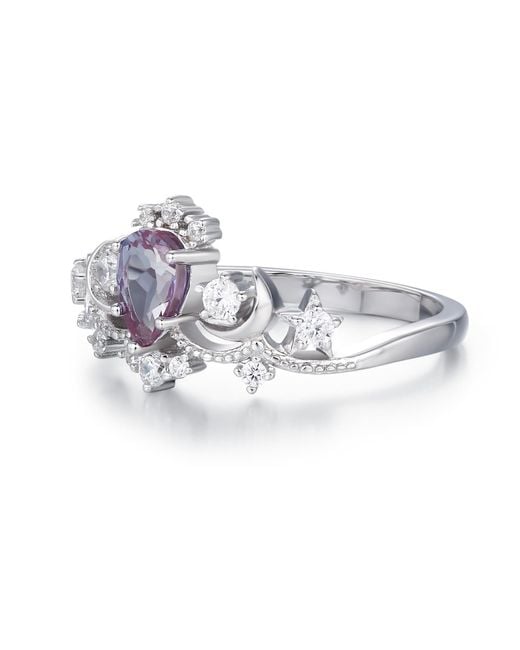 Azura Jewelry New York Metallic Moonlit Alexandrite Ring Vermeil