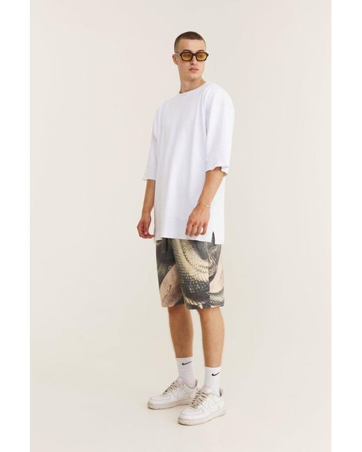 mysimplicated Multicolor Snake Bermuda Shorts for men