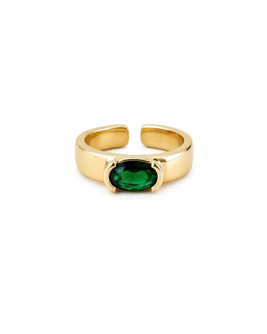 By Virgo Metallic Émera Ring
