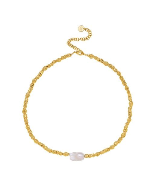 Amber Sceats Metallic Tulip Necklace