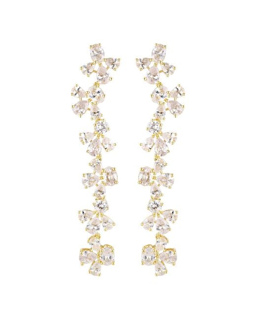 Stephanie Browne Australia Metallic Fleur Earrings