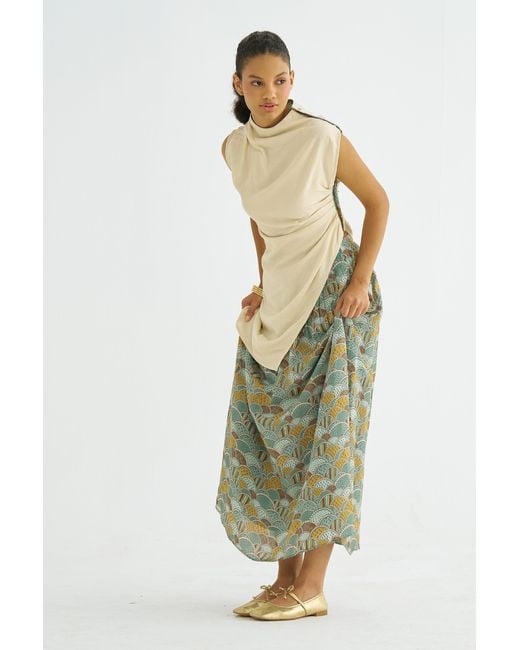 Maison Qala Green Neutrals Buttercup Co-Ord Set