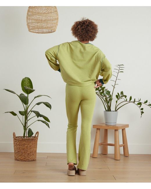 Known Supply Green Boxy Cotton Crewneck