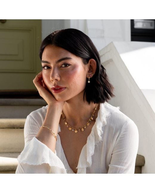 Dower & Hall Metallic Hammered Disc Nomad Hoops