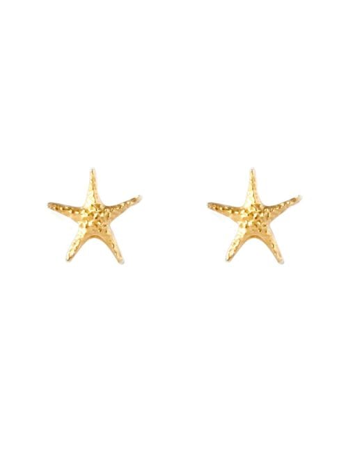 Lee Renee Metallic Starfish Earrings