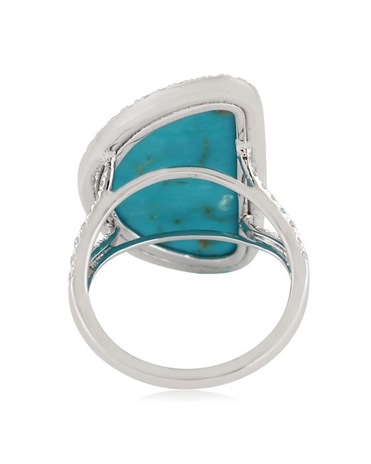 Artisan Blue Diamond Statement Ring