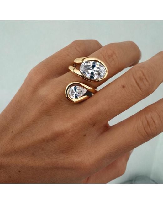 Onewildone Metallic Can'T Compare Ring