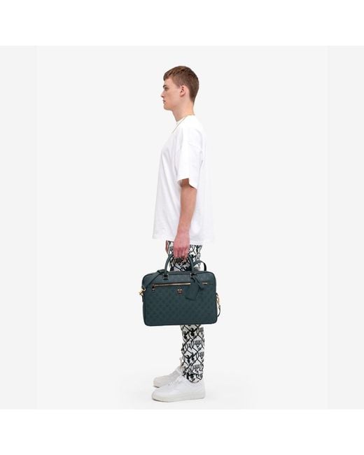 PLACE OF ELMS Green Bonsai Gentlemen Monolink Briefcase for men