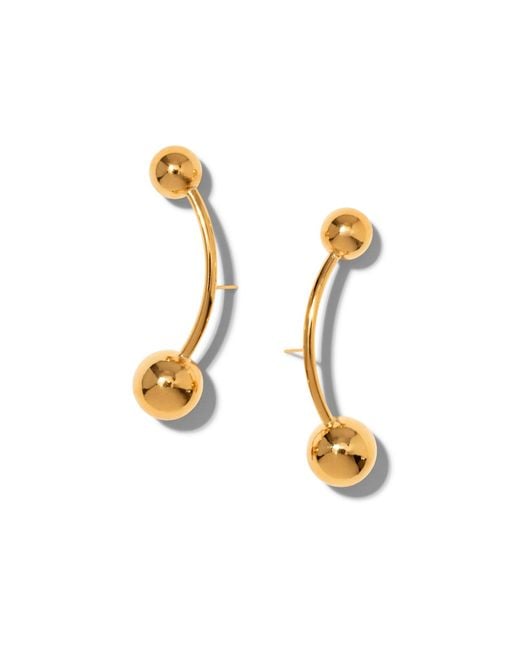 Jaredjamin Metallic Orbita Nova Post Earrings
