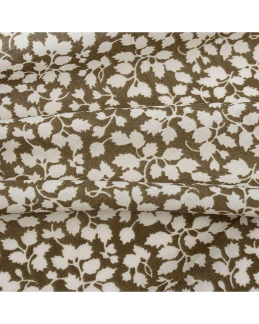 LE COLONEL Brown Khaki Liberty Glenjade Bow Tie for men