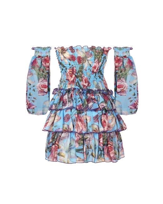Nur Karaata Blue Vinca Blu Dress
