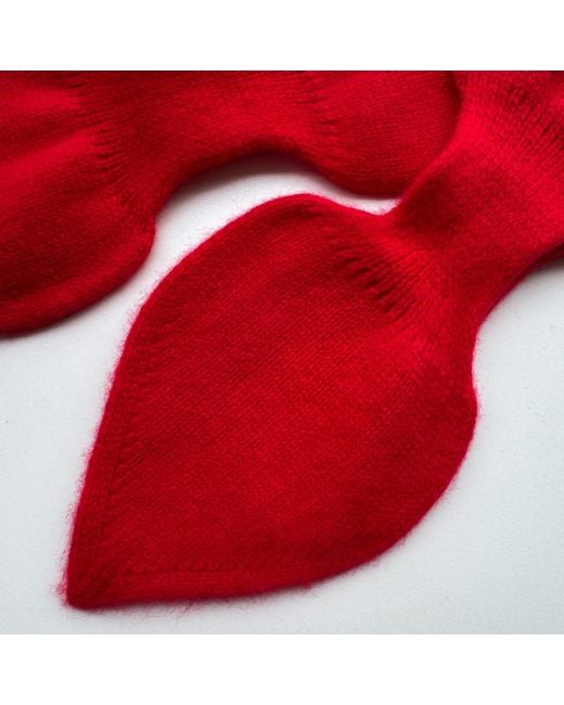 My Little Nature Red Pure Cashmere Scarf