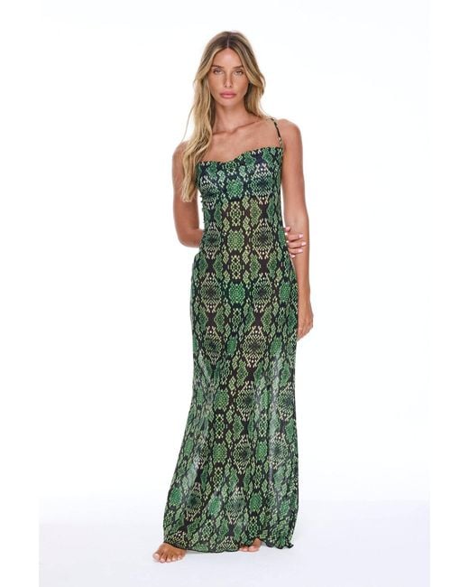 Sunkissed Green Beach To Bar Dress