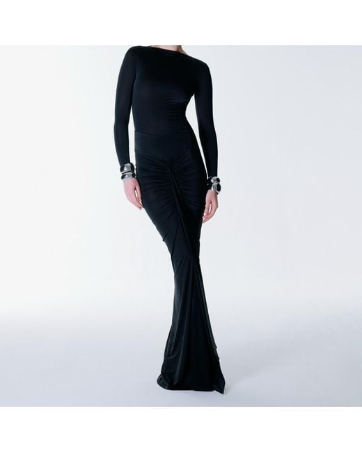 Herfetch Black Maxi Siren Skirt