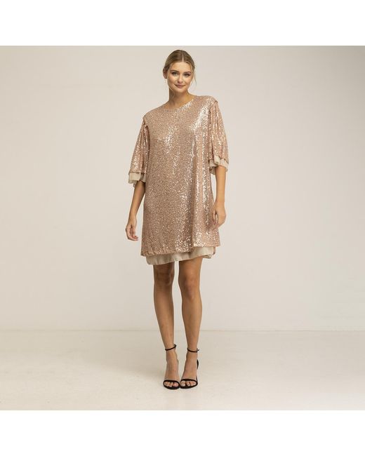 Tantra Spain Sl Natural Oversize Sequin Oversize Dress