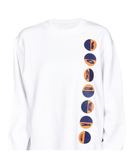 SOHUMAN White Voi Organic Cotton Sweatshirt