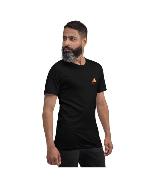 Anchor and Crew Black Two Field Notes Organic Cotton T-Shirt for men