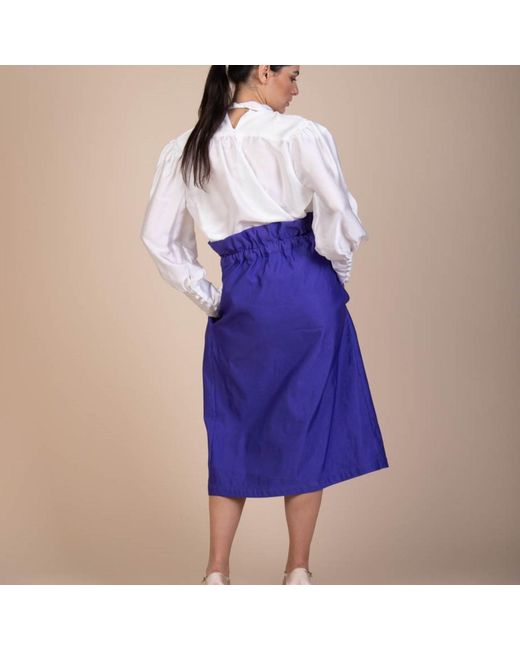 NUMBAT Blue Ava Long Skirt