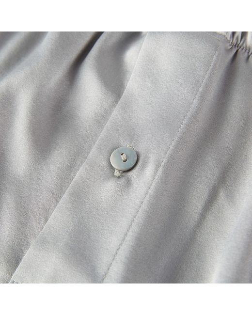 Soft Strokes Silk Gray Pure Mulberry Silk Boxers for men