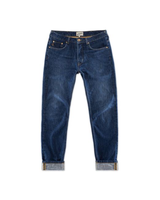 &SONS Trading Co Blue Colton Tapered Fit Jean Dark Wash for men