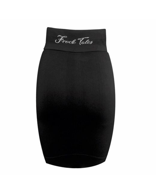 Frock Tales Black Mia Body Fit Seamless Skirt