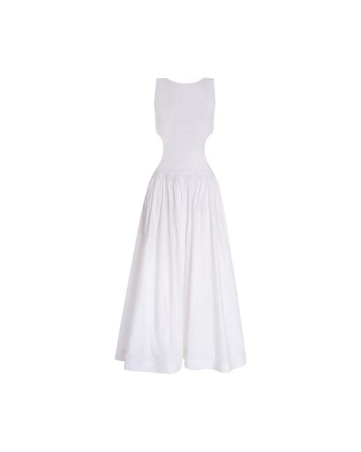 Concepto White Museum Cotton Dress