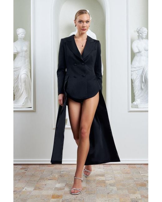 Lumina Eligma Black Opera Blazer Dress