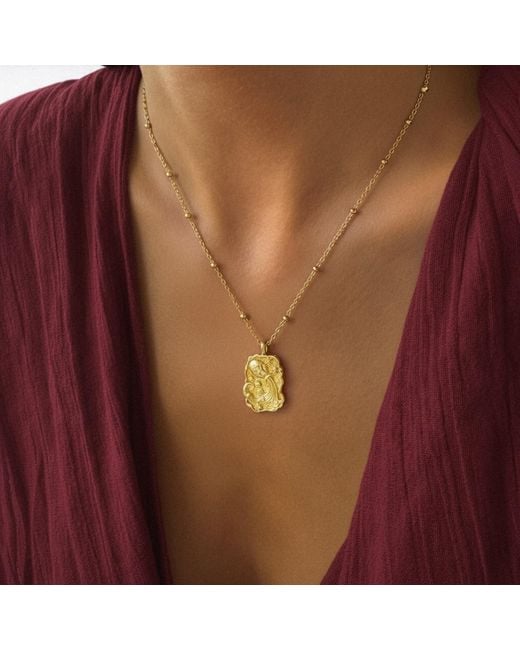 Luna Charles Metallic Solara Zodiac Necklace