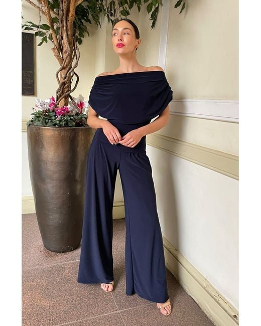 Atom Label Blue Carbon Jumpsuit