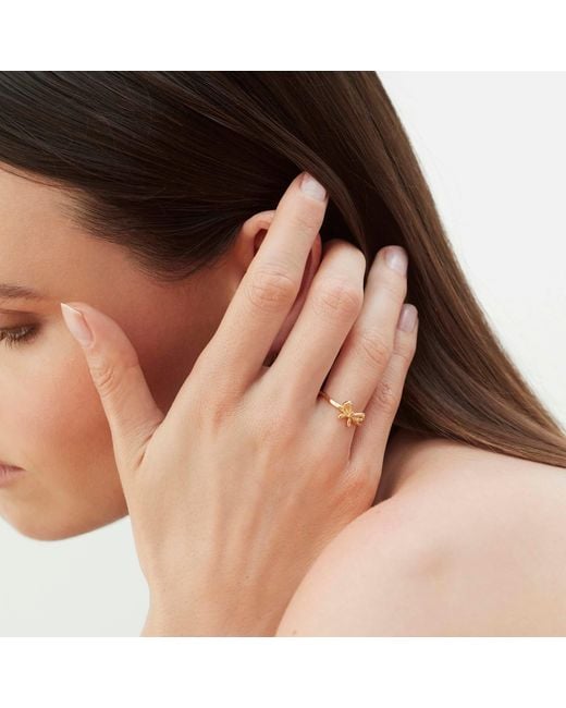 Muru Metallic Bow Ring