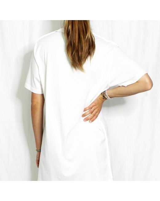 Boutique Kaotique White Embroidered Bug Tee