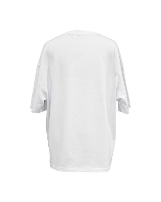 Maison Bogomil White T-Shirt Retro Party for men