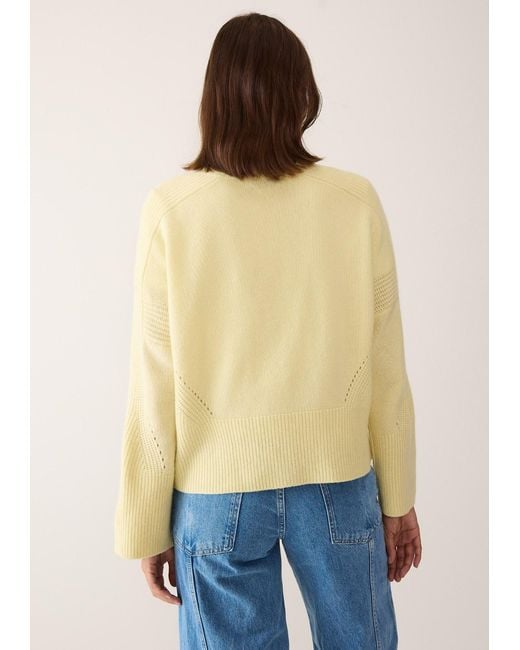 Loop Cashmere Yellow Cashmere Lofty Cardigan